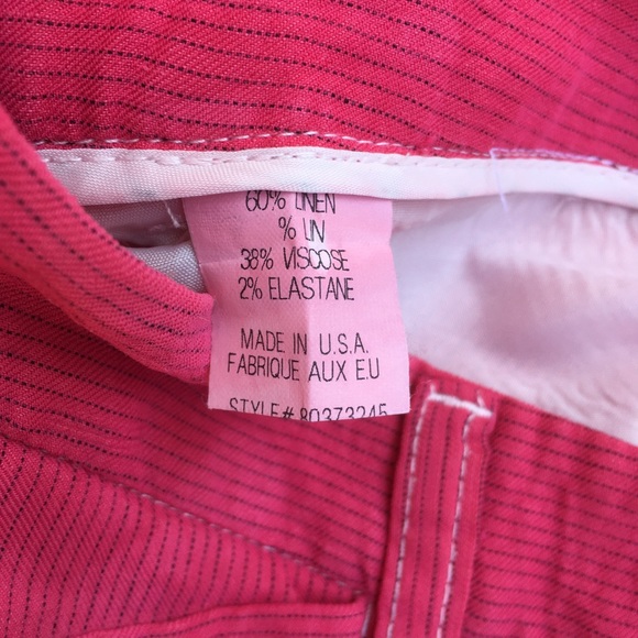 Theory Marbled Tie Dye Linen Blend Pants - Picture 3 of 8